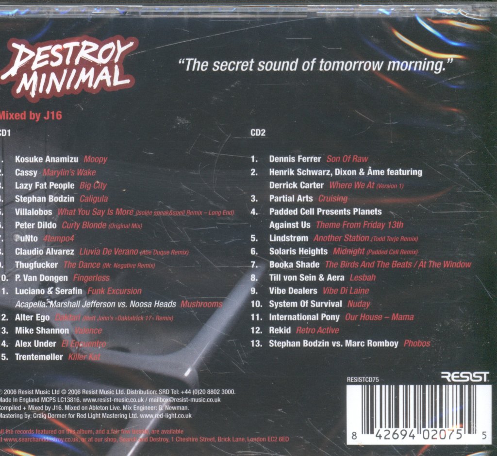 J16 - Destroy Minimal - Double Cd