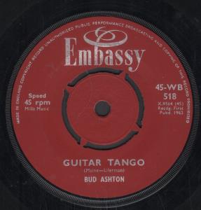 Bud Ashton/Paul Rich - Guitar Tango/Roses Are Red - 7 Inch