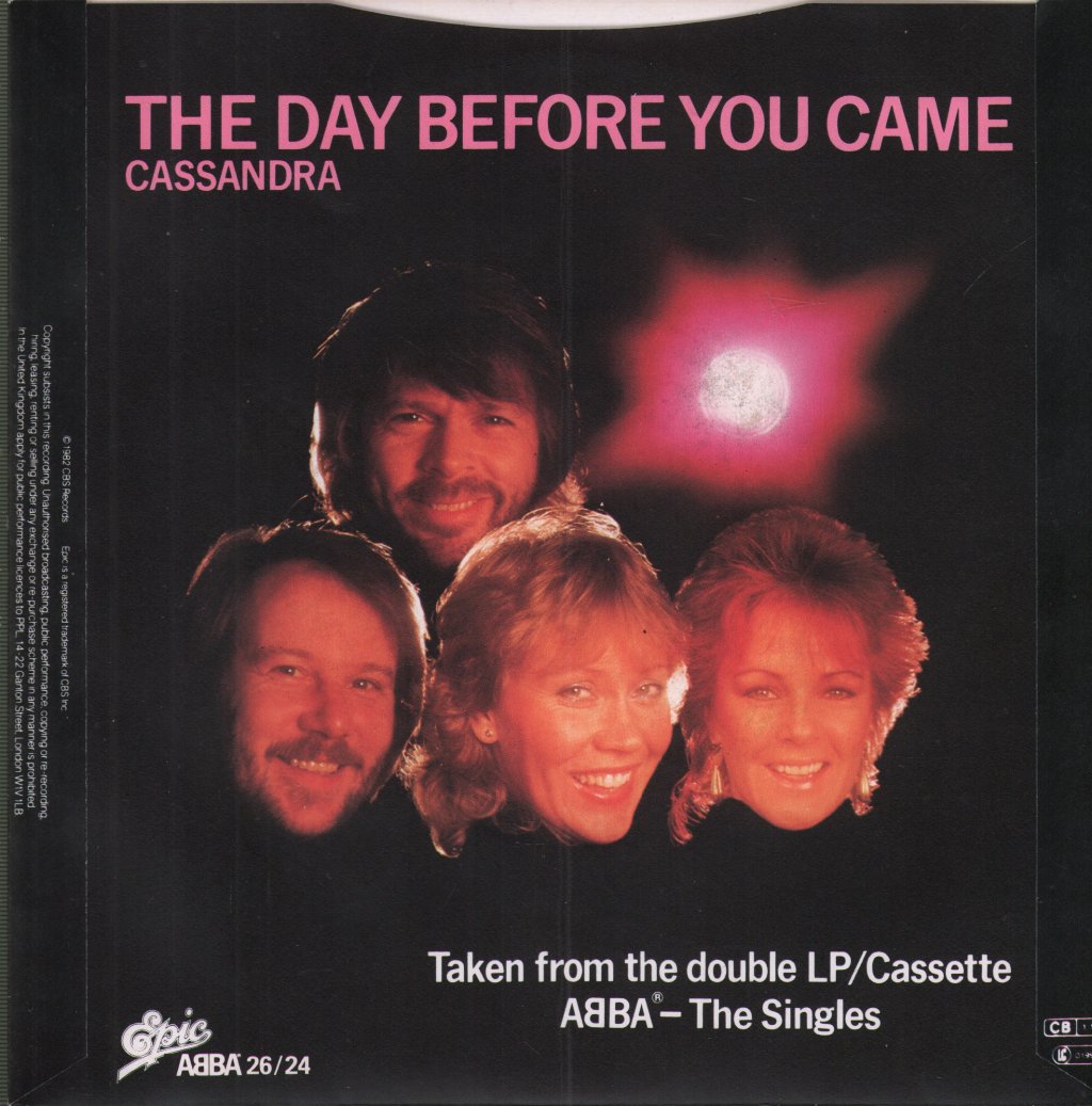 ABBA - Day Before You Came - 7 Inch