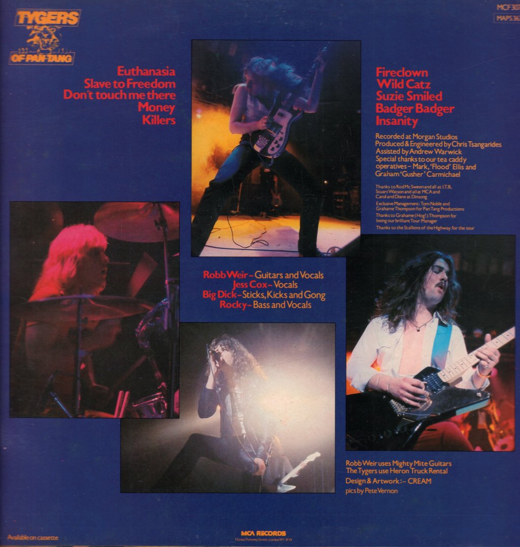 Tygers Of Pan Tang - Wild Cat - Lp