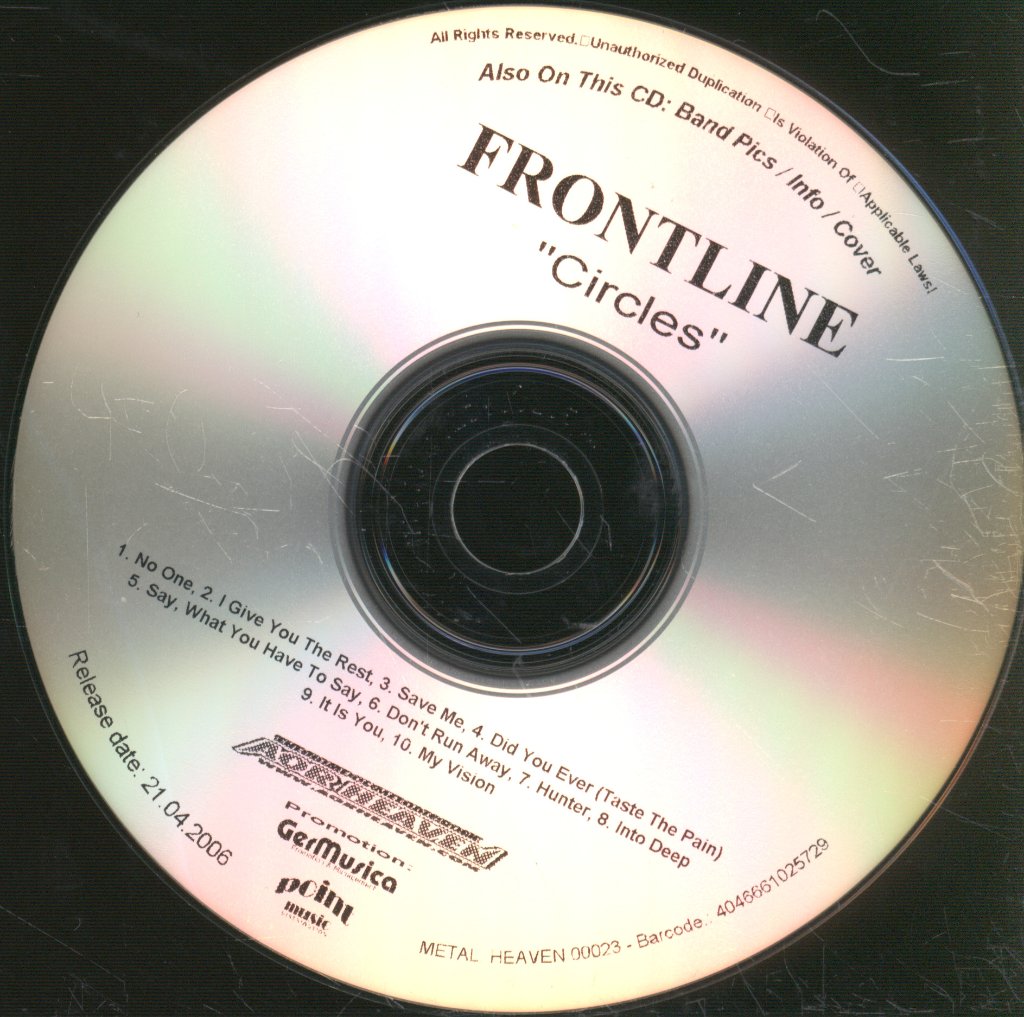 Frontline - Circles - Cdr