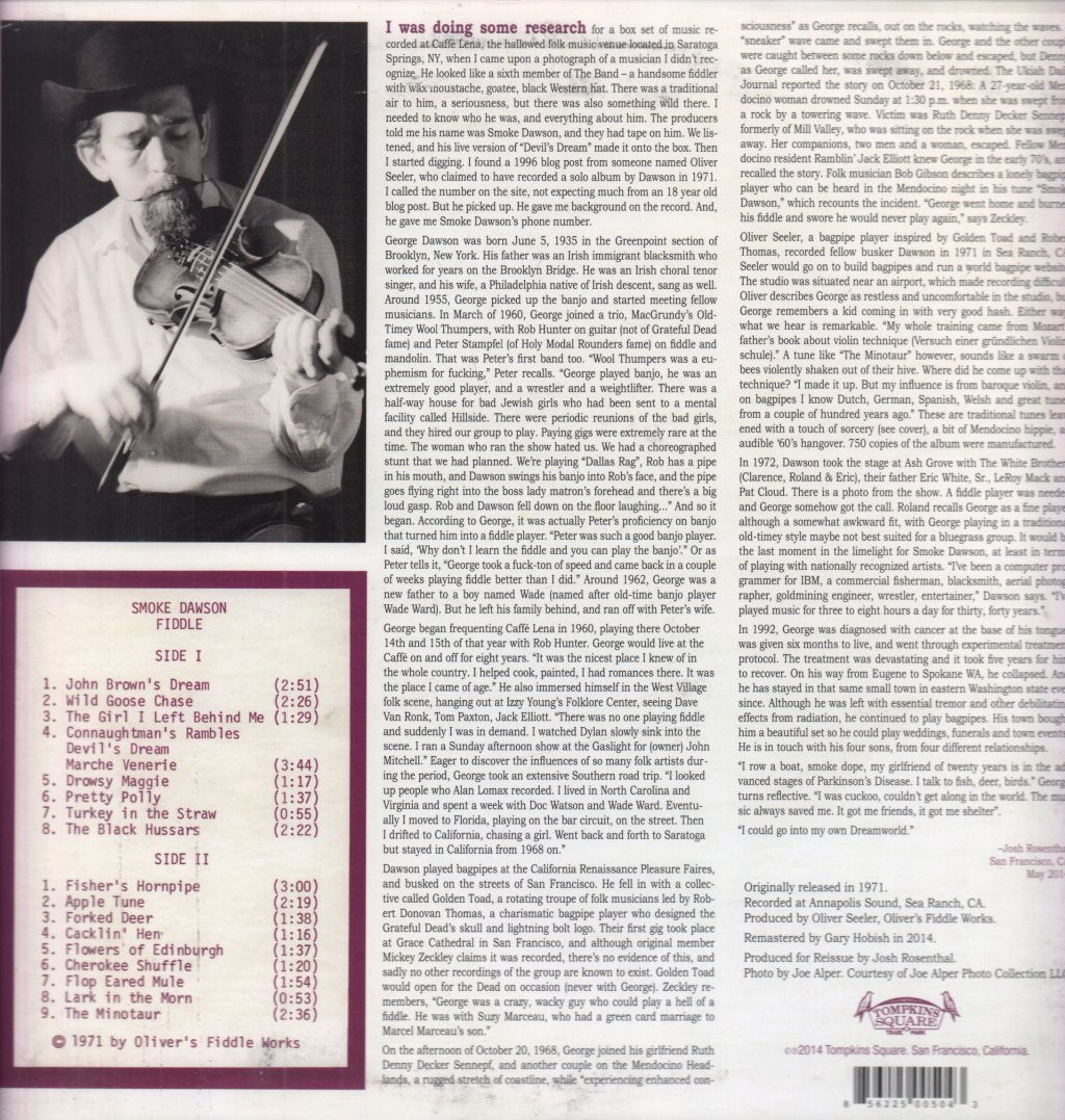 Smoke Dawson - Fiddle - Lp
