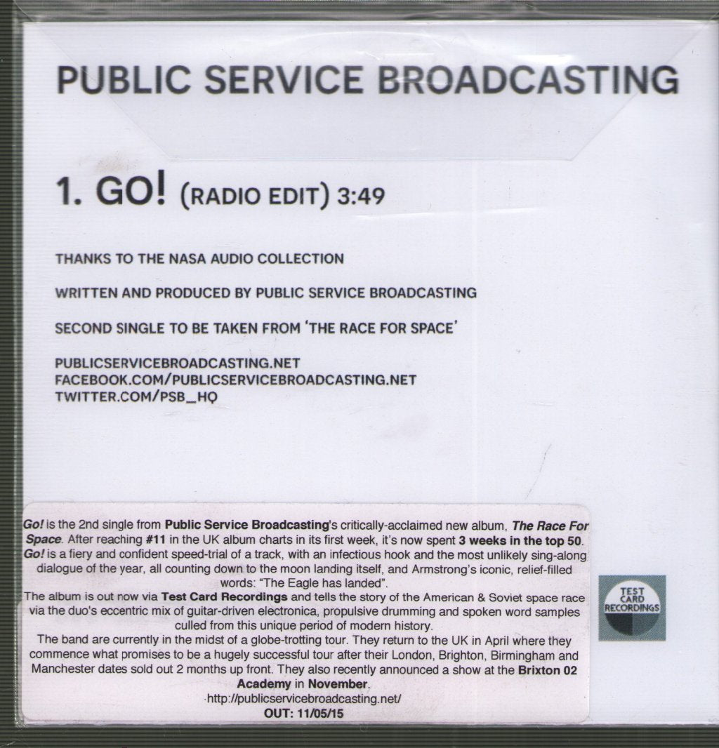 Public Service Broadcasting - Go! - Cdr