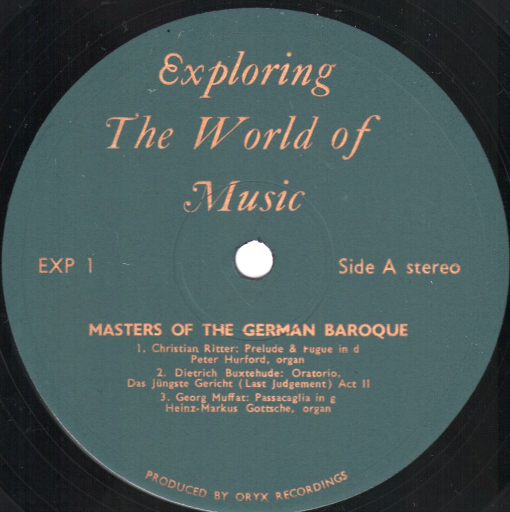 Various Artists - Masters Of The German Baroque - Lp