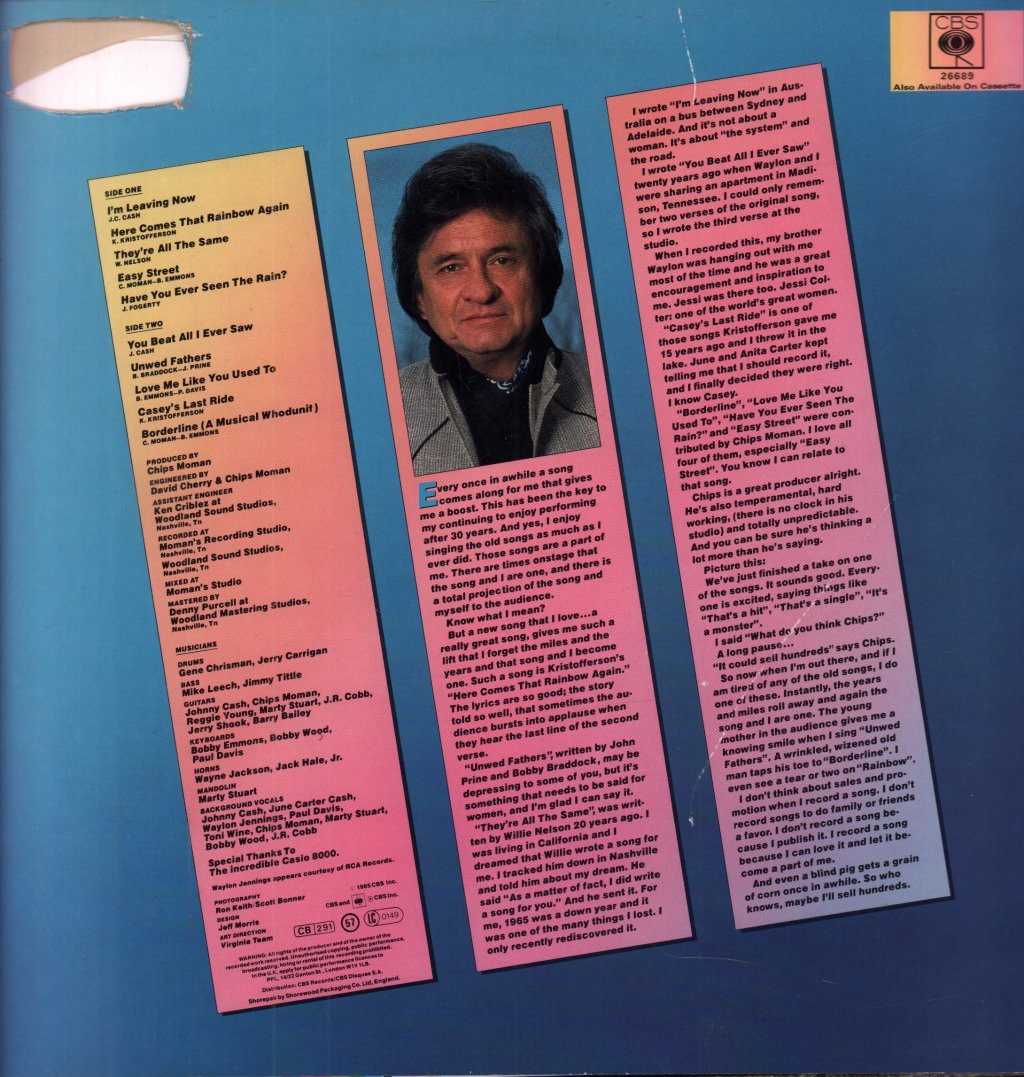 Johnny Cash - Rainbow - Lp