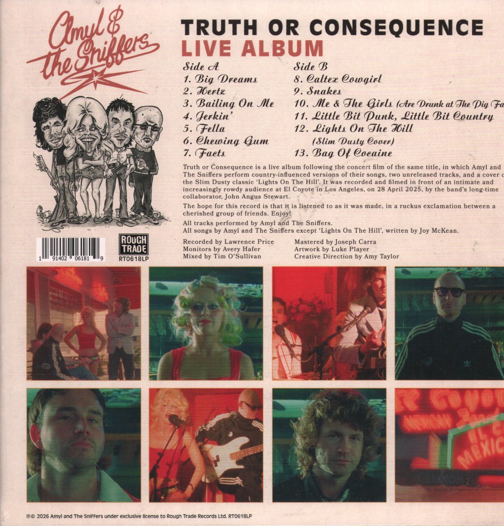 Amyl And The Sniffers - Truth or Consequence (Live from El Coyote) - Lp