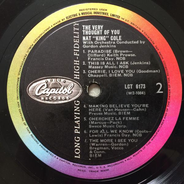 Gordon Jenkins And His Orchestra - Very Thought Of You - Lp