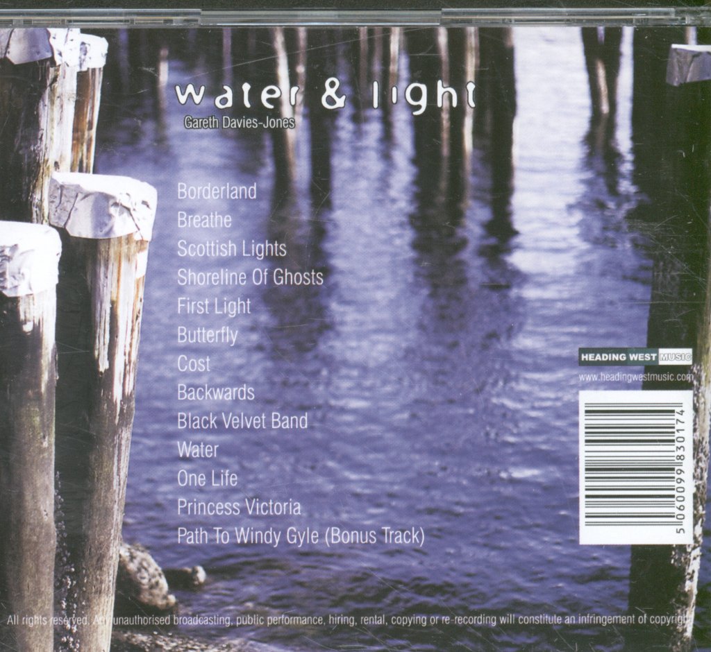 Gareth Davies-Jones - Water & Light - Cd