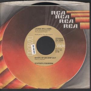 Leona Williams - Shape Up Or Ship Out - 7 Inch