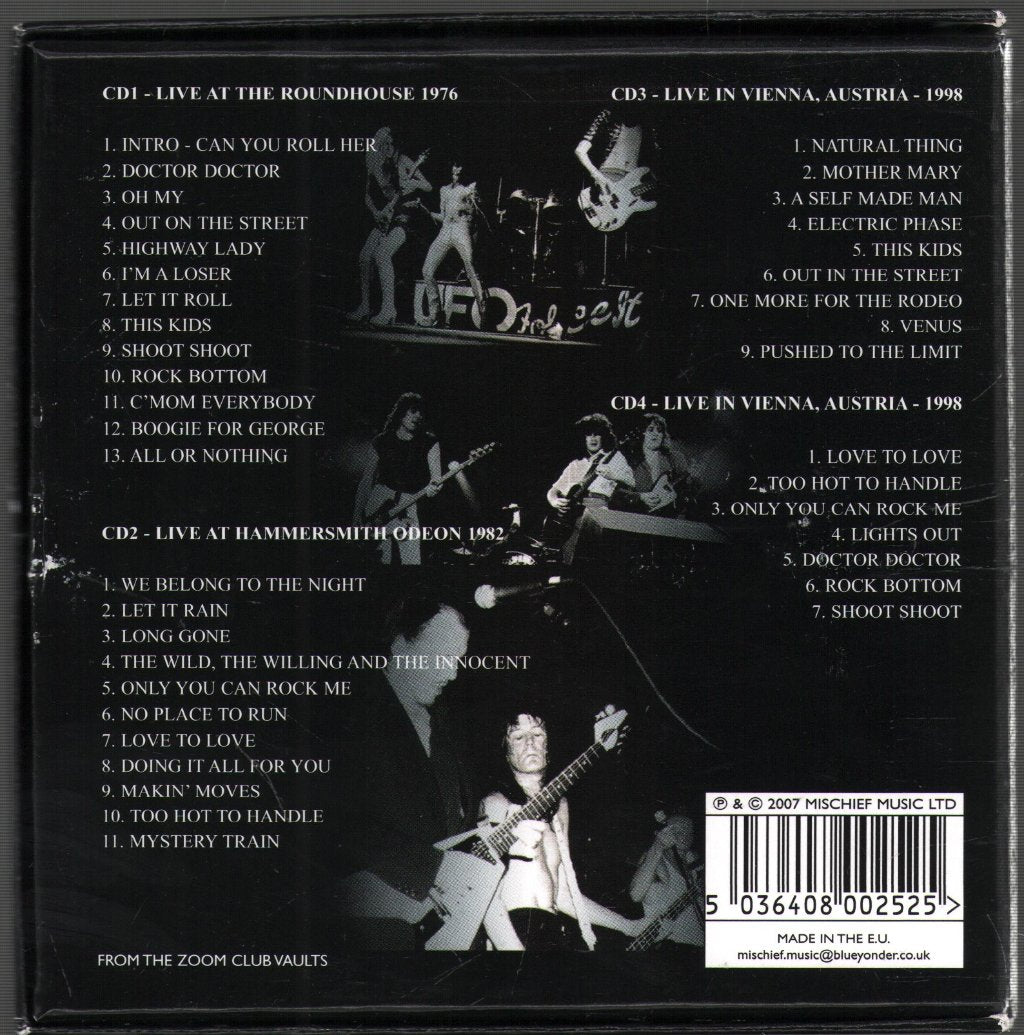 UFO - UFO Live Throughout The Years - Cd Set