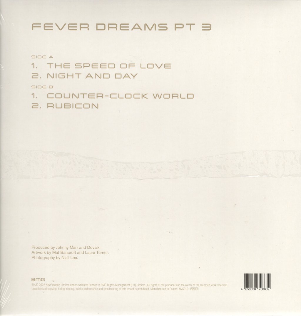 Johnny Marr - Fever Dreams Pt. 3 - 12 Inch