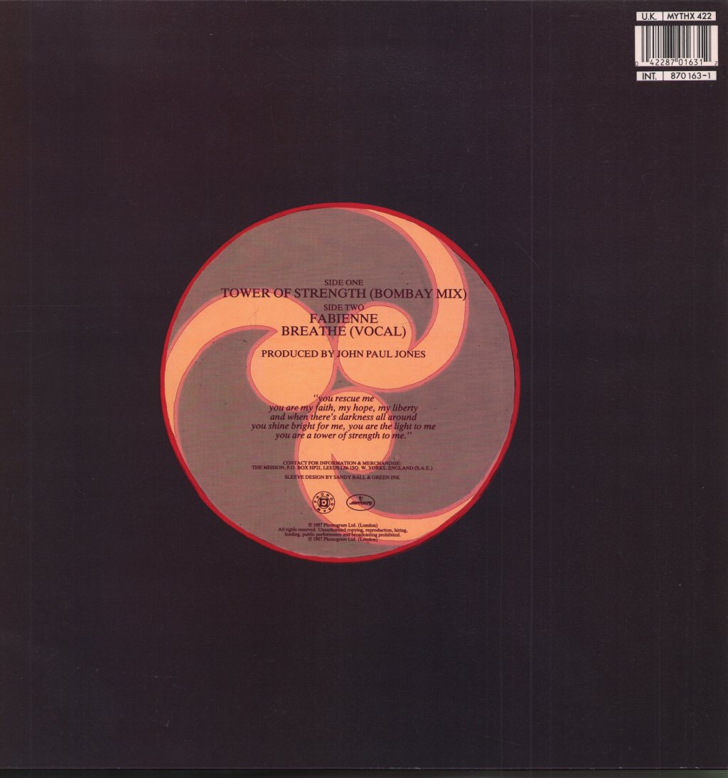 Mission - Tower Of Strength - 12 Inch