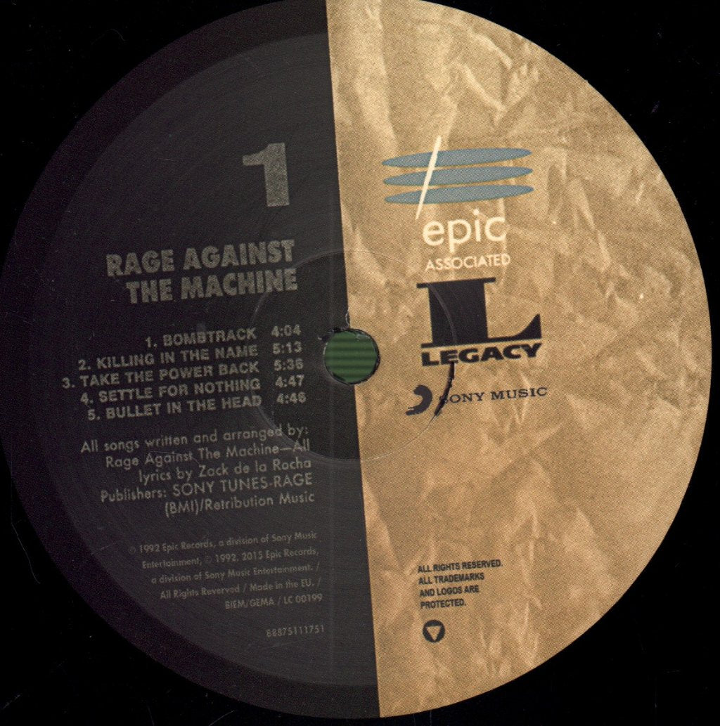 Rage Against The Machine - Rage Against The Machine - Lp