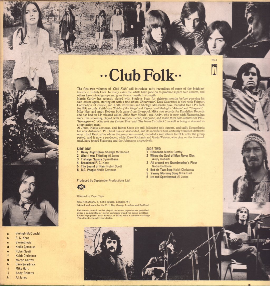 Various Artists - Club Folk Volume 2 - Lp