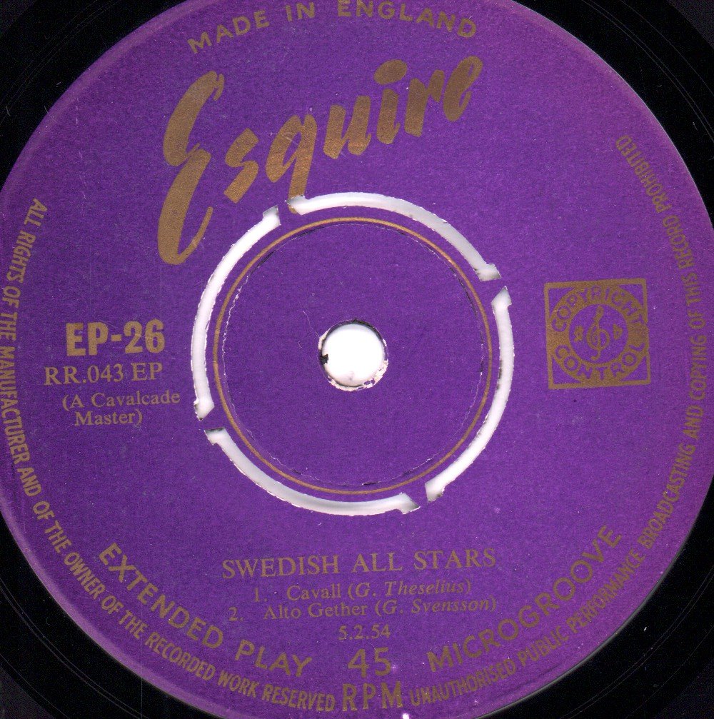 Swedish All Stars - Perdido - 7 Inch
