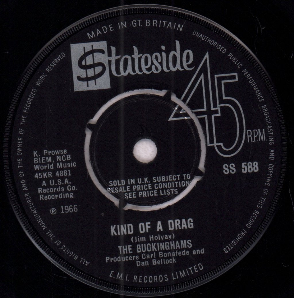Buckinghams (Us) - Kind Of A Drag - 7 Inch