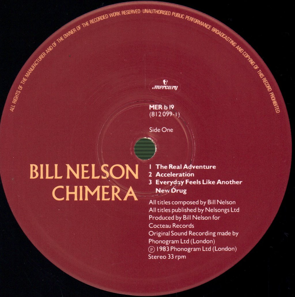 Bill Nelson - Chimera - Lp