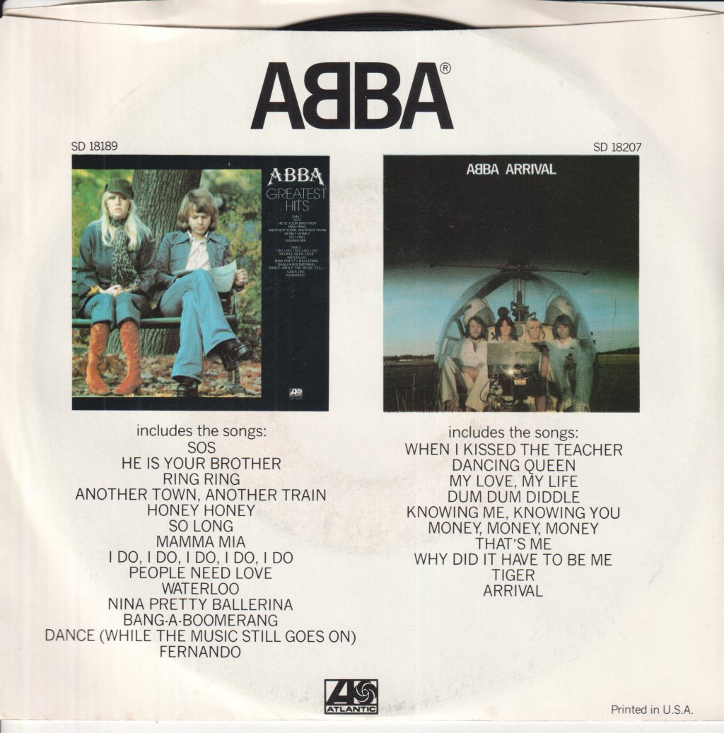 ABBA - Knowing Me, Knowing You - 7 Inch