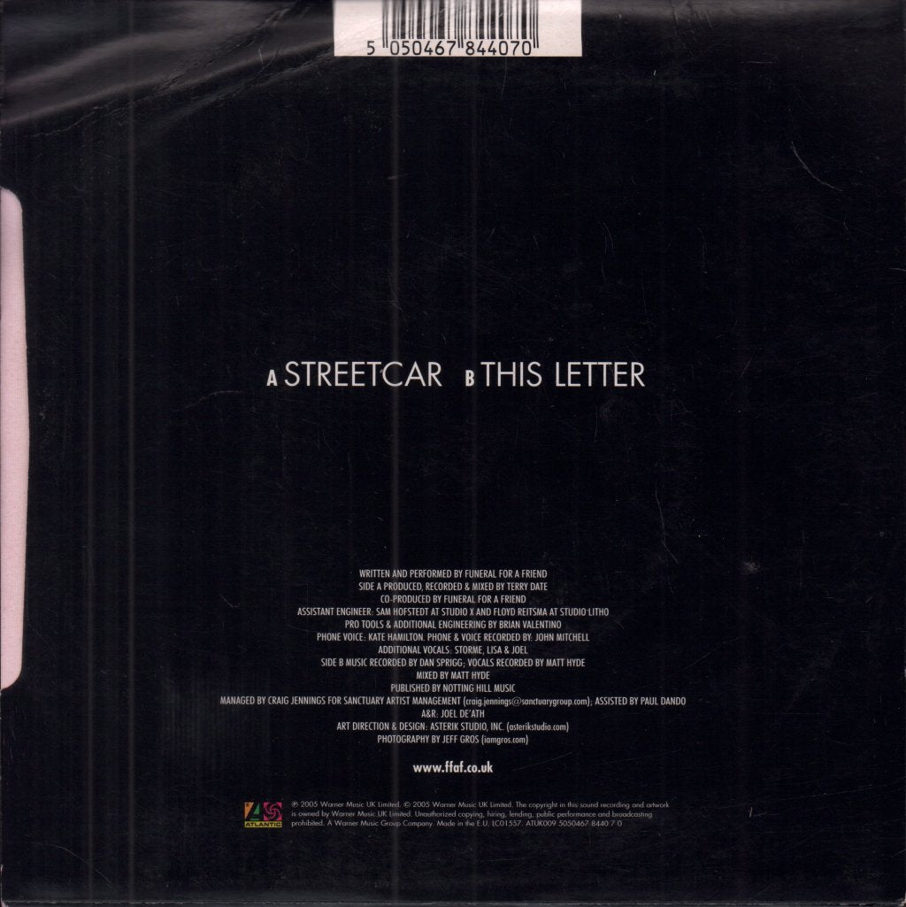 Funeral For A Friend - Streetcar - 7 Inch