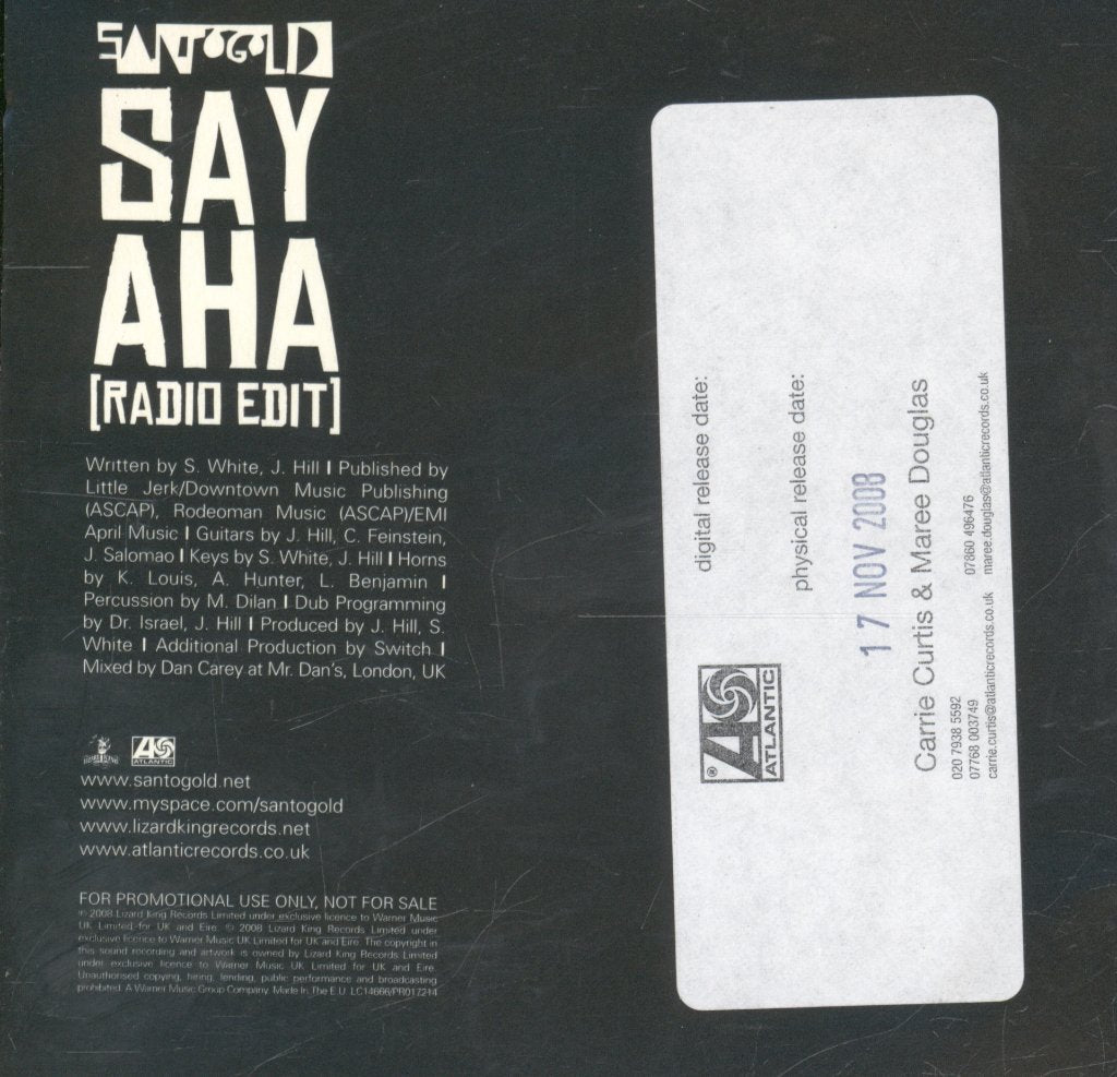 Santogold - Say Aha - Cd