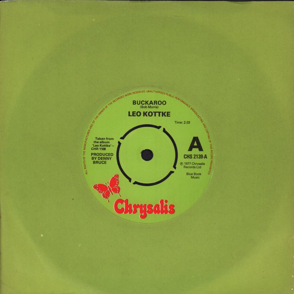 Leo Kottke - Buckaroo - 7 Inch