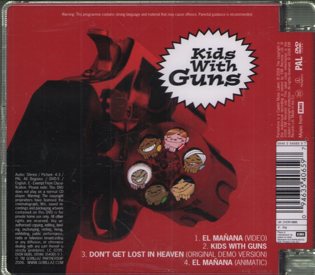 Gorillaz - El Mañana / Kids With Guns - Dvd