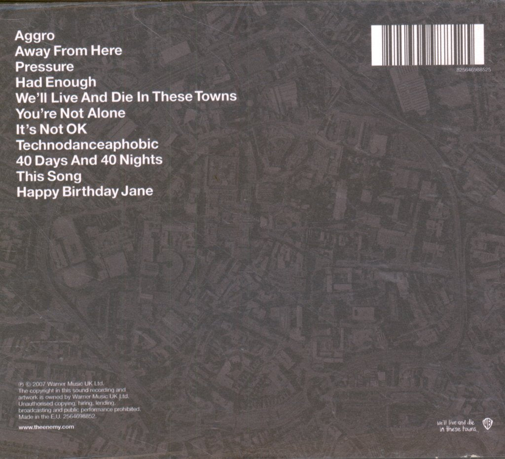 Enemy (Indie) - We'll Live And Die In These Towns - Cd