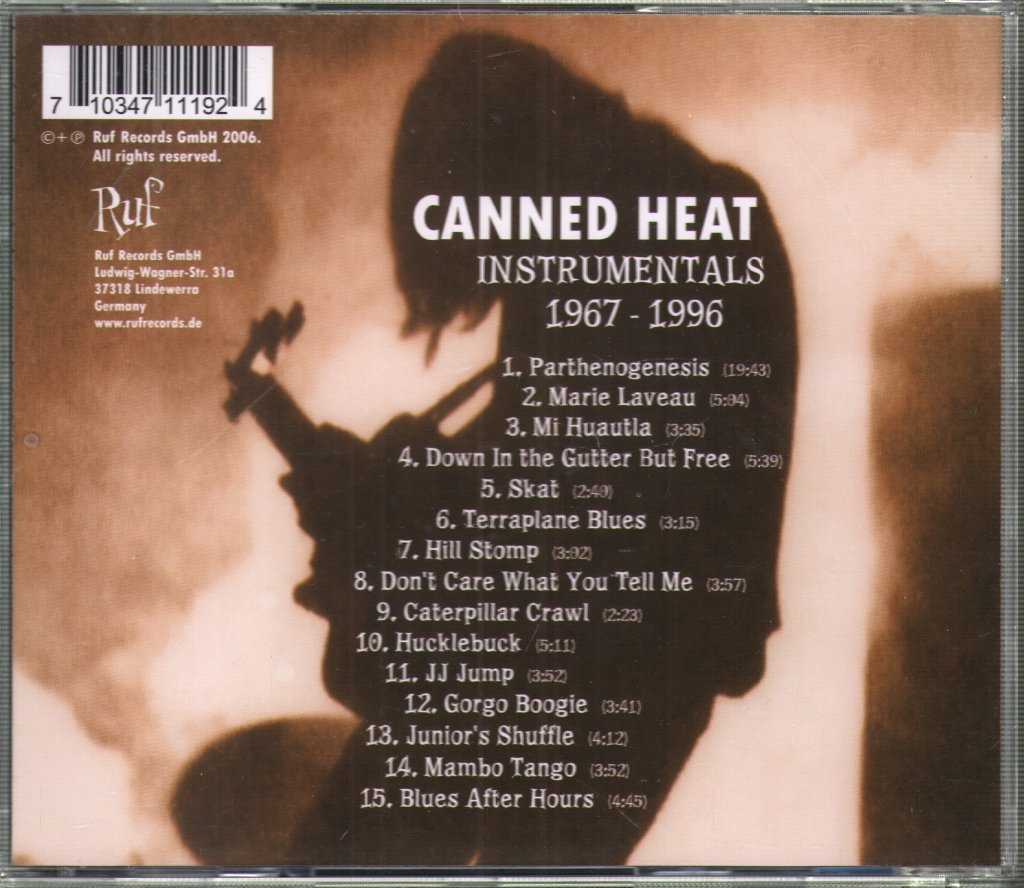 Canned Heat - Instrumentals 1967-1996 - Cd