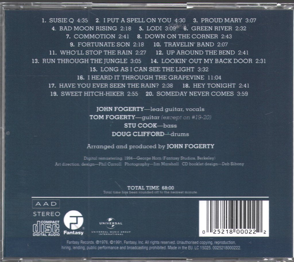 Creedence Clearwater Revival - Chronicle (The 20 Greatest Hits) - Cd