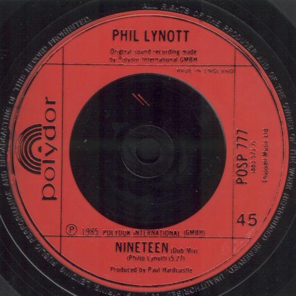 Phil Lynott - Nineteen - 7 Inch