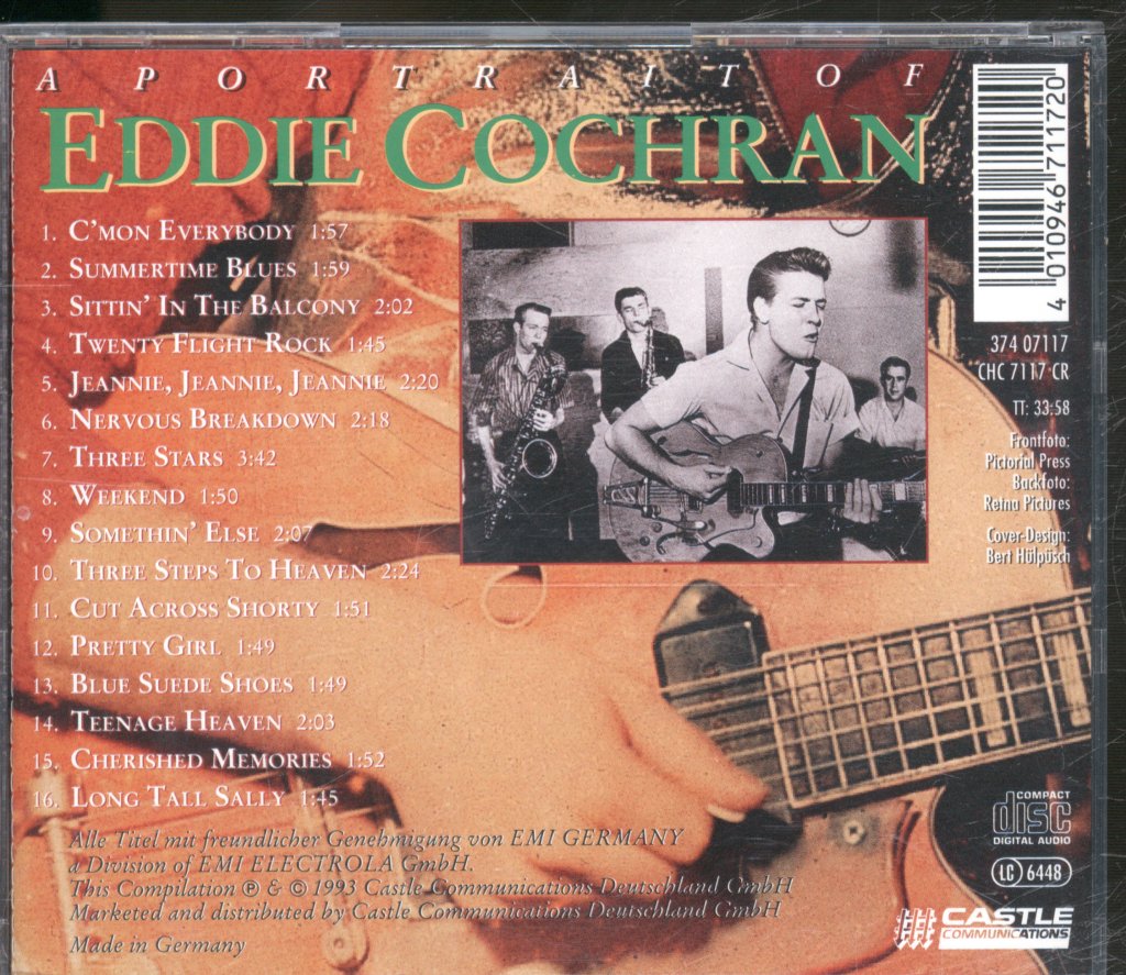 Eddie Cochran - A Portrait Of - Cd