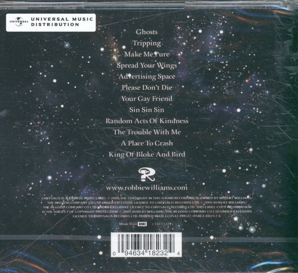 Robbie Williams - Intensive Care - Cd