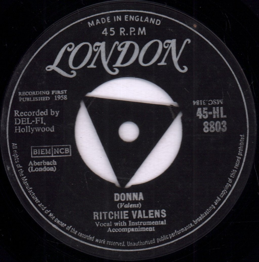 Ritchie Valens - Donna - 7 Inch