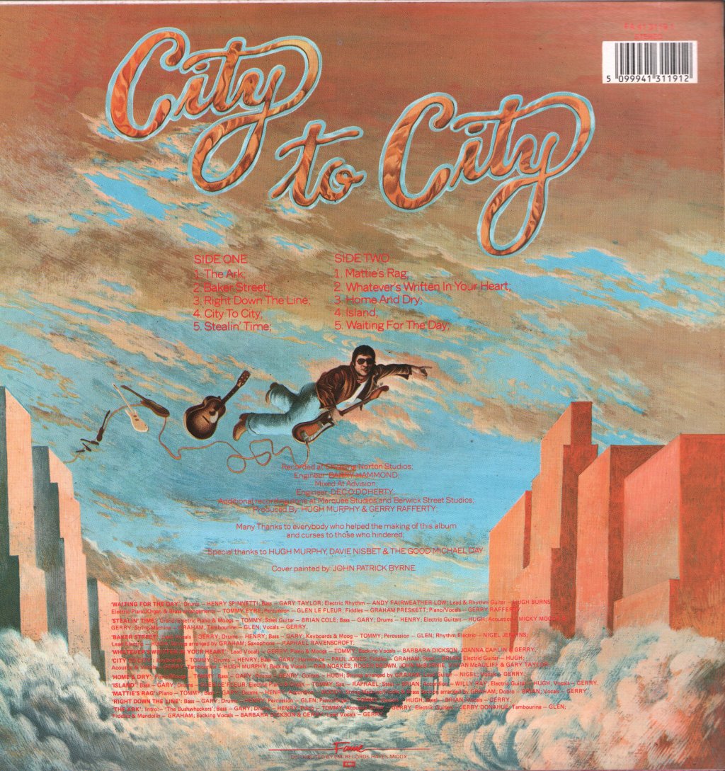Gerry Rafferty - City To City - Lp