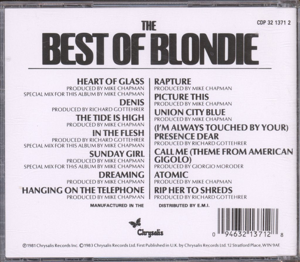 Blondie - Best Of Blondie - Cd