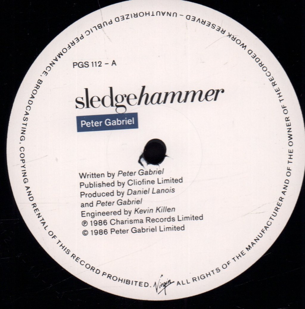 Peter Gabriel - Sledgehammer - 12 Inch