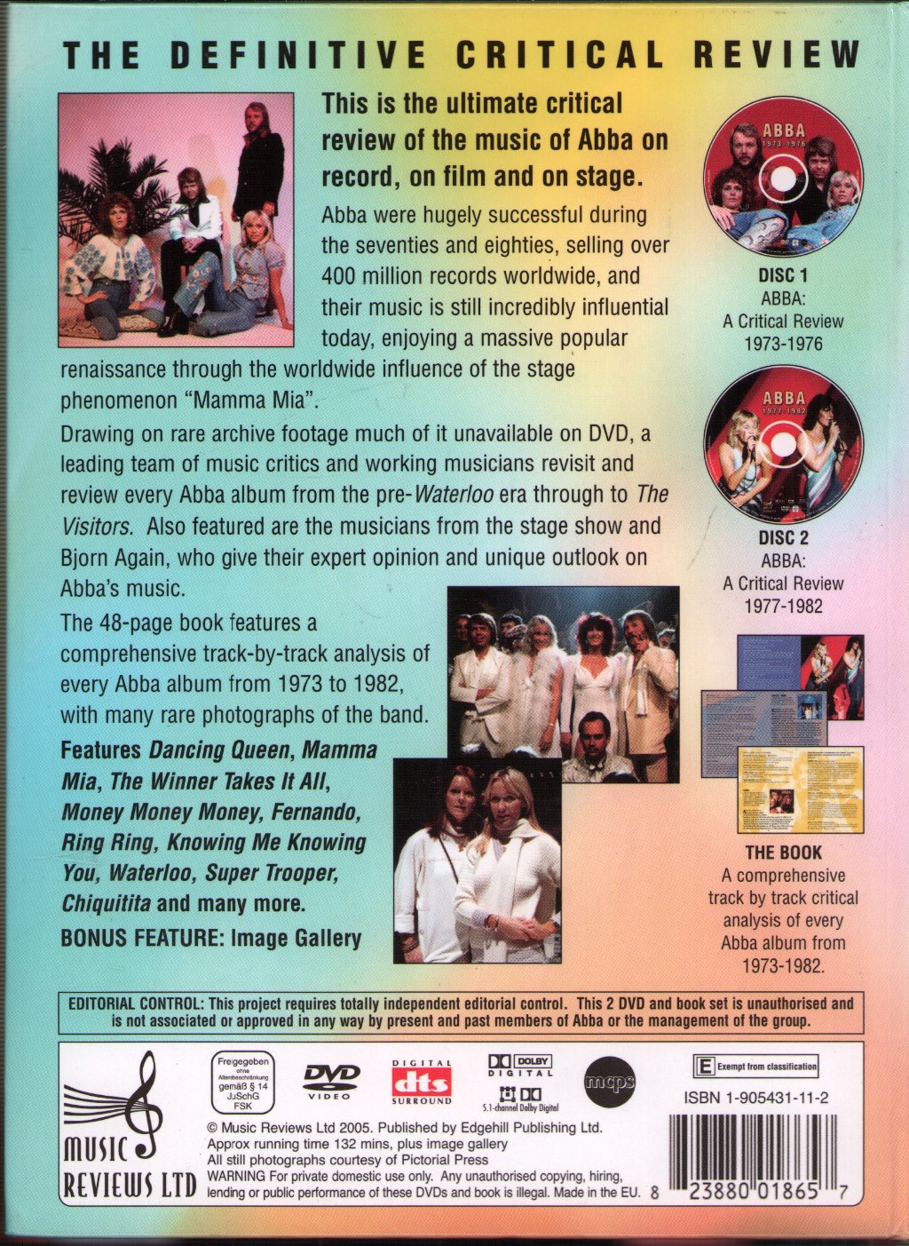 ABBA - 1973 - 1982 - Dvd Set