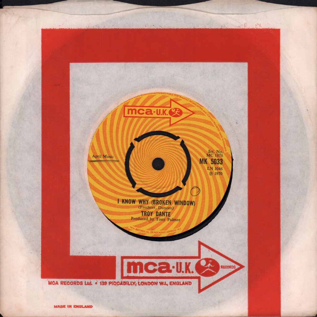 Troy Dante - Lords And Ladies - 7 Inch