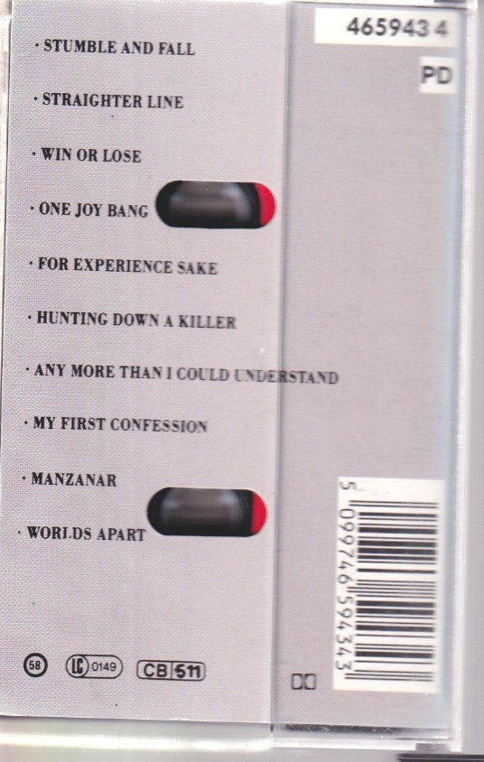 Cock Robin - First Love / Last Rites - Cassette