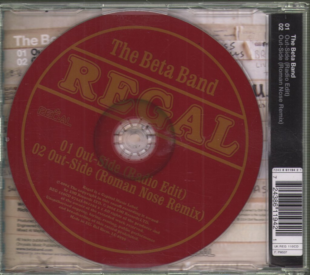 Beta Band - Out Side - Cd