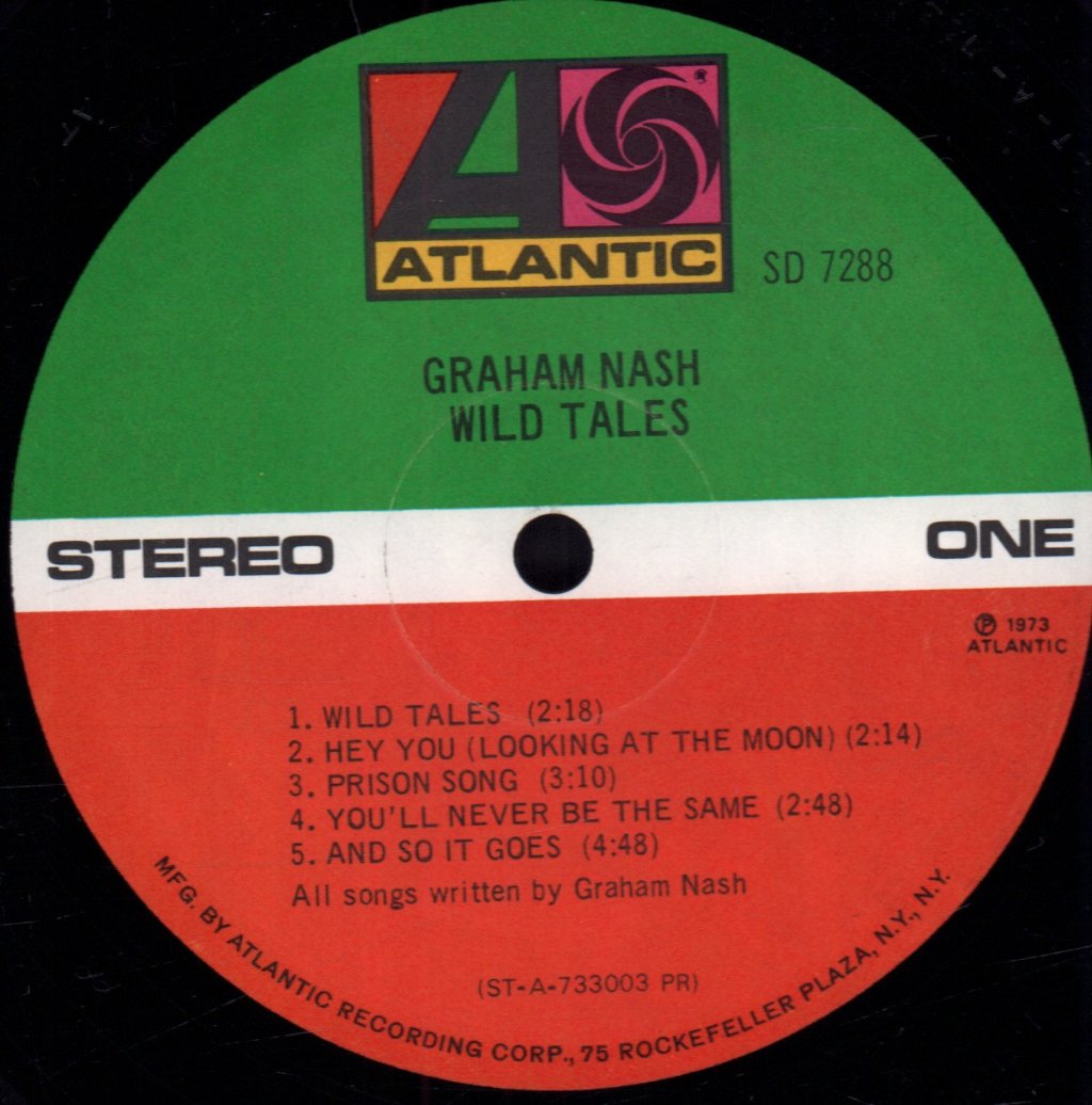 Graham Nash - Wild Tales - Lp