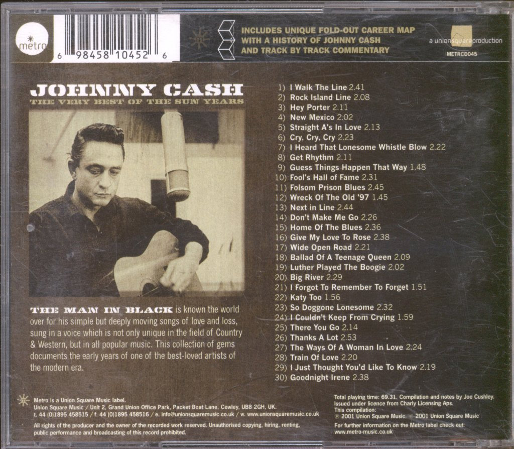 Johnny Cash - Very Best Of The Sun Years - Cd