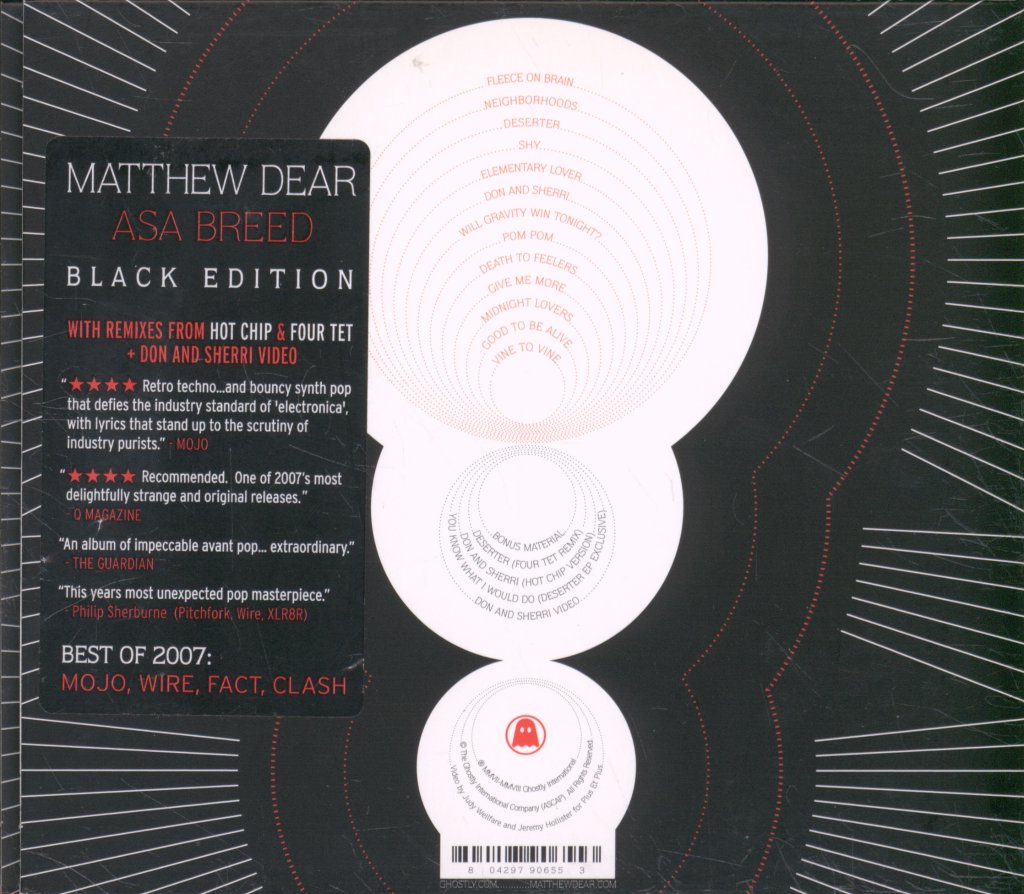 Matthew Dear - Asa Breed (Black Edition) - Cd