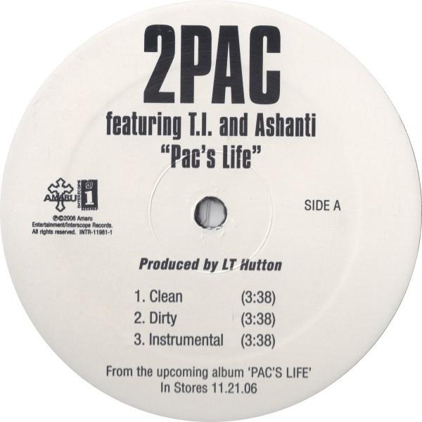 2Pac Featuring T.I. & Ashanti - Pac's Life - 12 Inch