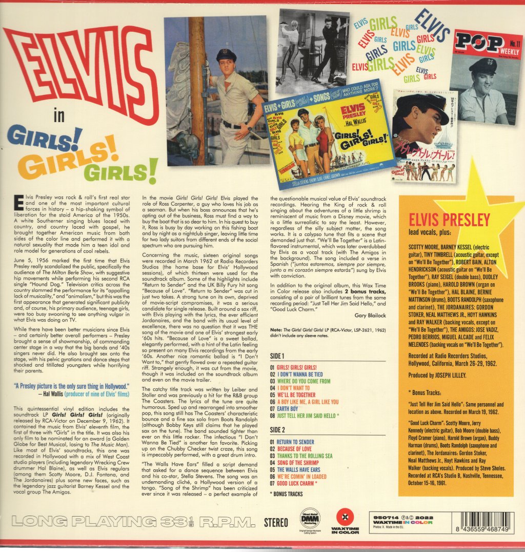 Elvis Presley - Girls! Girls! Girls! - Lp