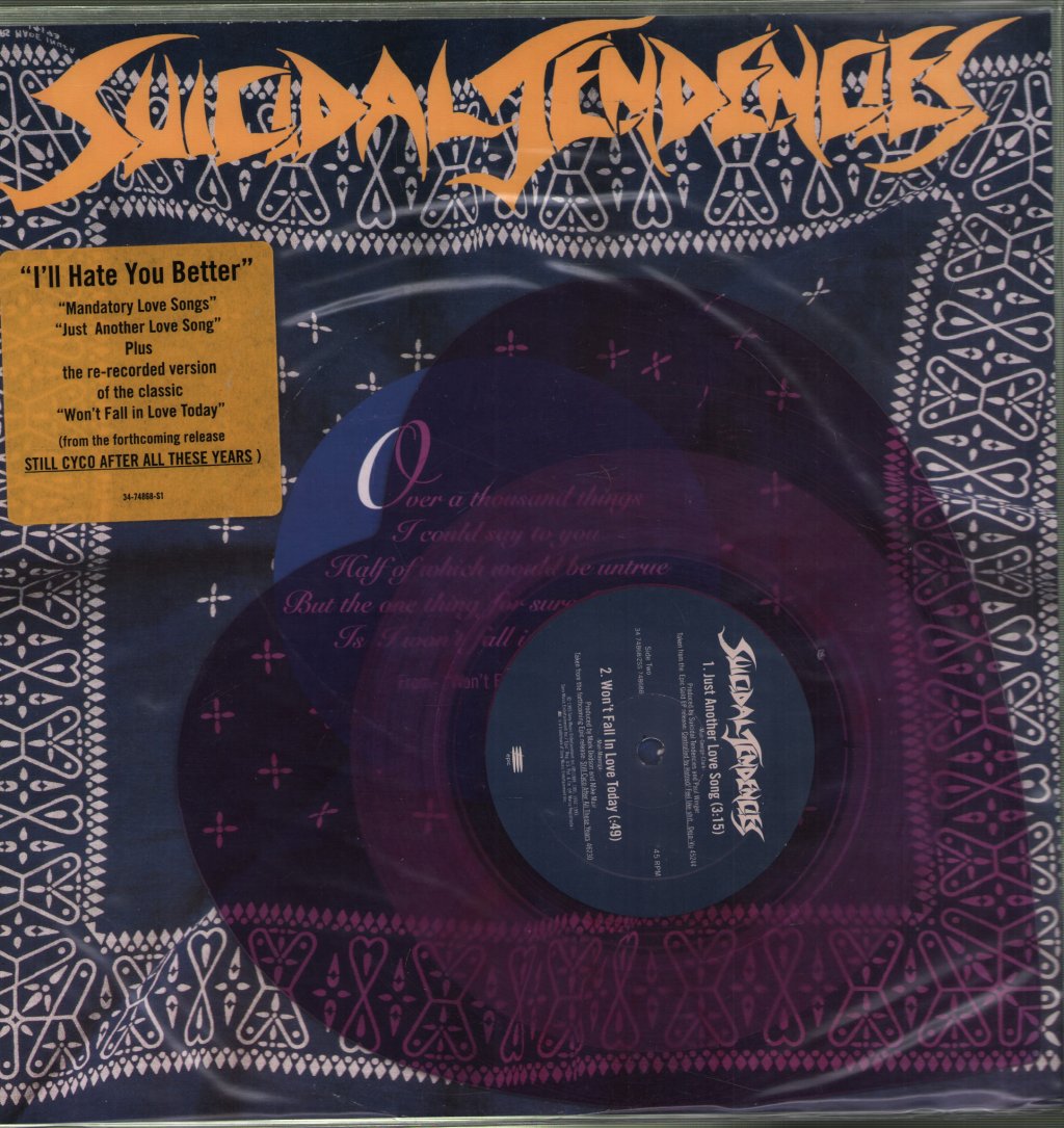 Suicidal Tendencies - I'll Hate You Better - 7 Inch
