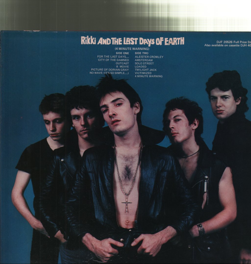 Rikki And The Last Days Of Earth - Four Minute Warning - Lp