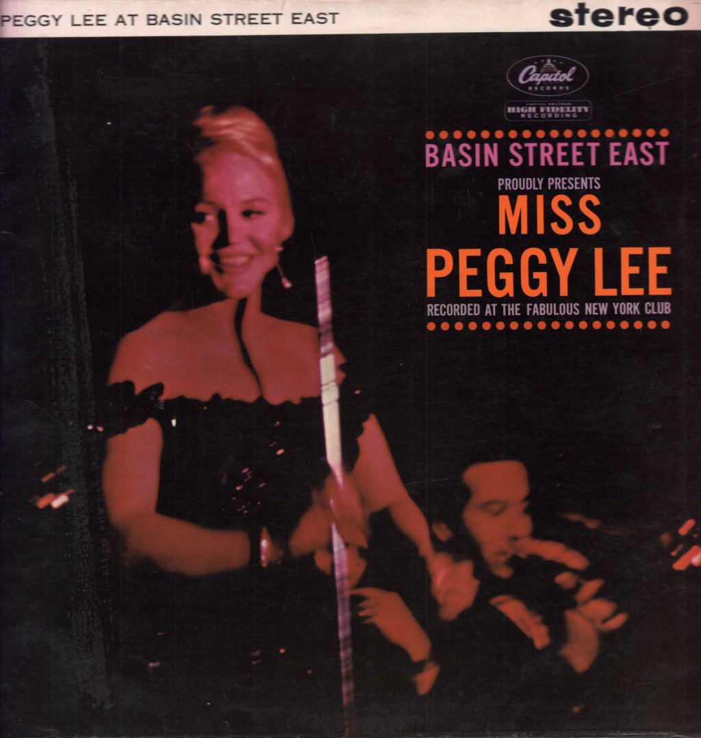 Peggy Lee - Peggy Lee At Basin Street East - Lp