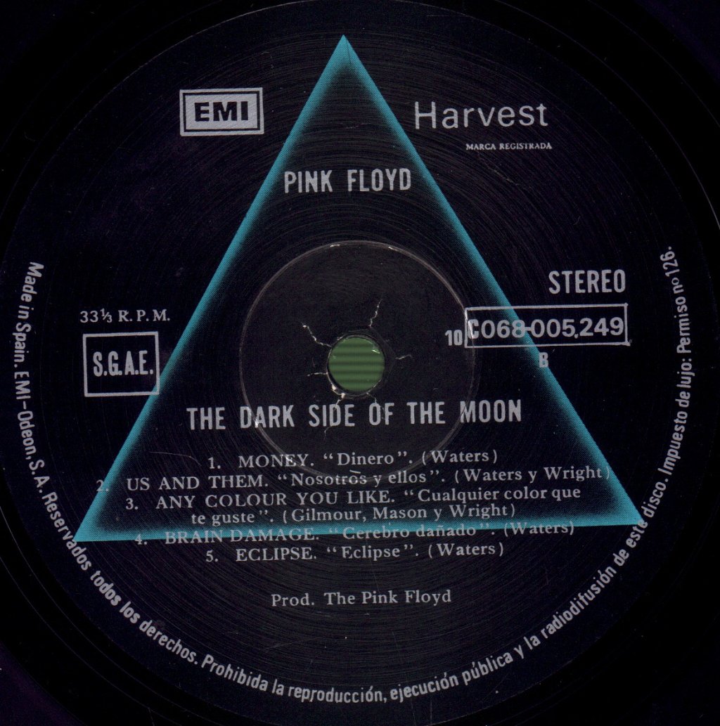 Pink Floyd - Dark Side Of The Moon - Lp
