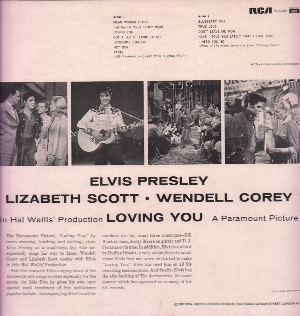 Elvis Presley - Loving You - Lp